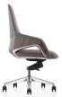 Кресло для персонала Riva Design Chair Aura-M FK005-В светло-коричневая  кожа - 2