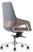 Кресло для персонала Riva Design Chair Aura-M FK005-В светло-коричневая  кожа - 3