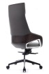 Кресло для руководителя Riva Design Chair Aura FK005-A серая кожа - 3