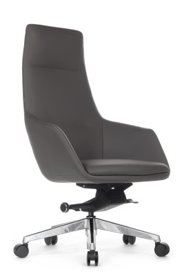 Кресло для руководителя Riva Design Soul A1908 серая кожа