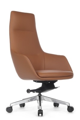 Кресло для руководителя Riva Design Soul A1908 светло-коричневая кожа